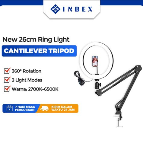 Jual Inbex Overhead Phone Stand Ring LIght Led Lampu Stand Holder