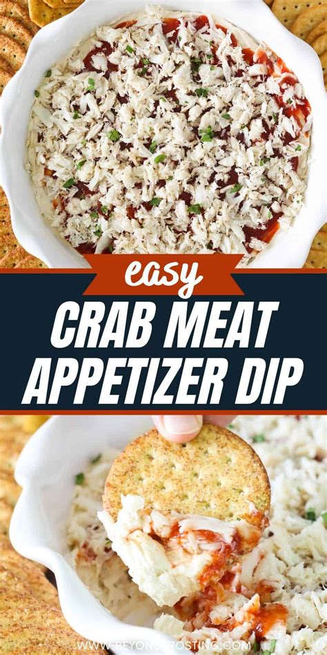 Easy Cold Crab Dip Recipe L Beyond Frosting