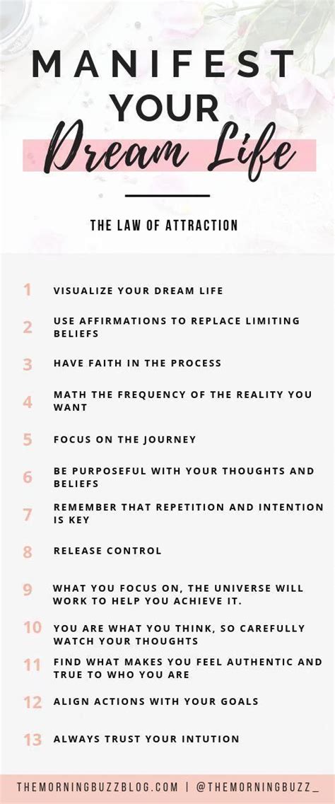 The Law Of Attraction Manifest Your Dream Life Artofit