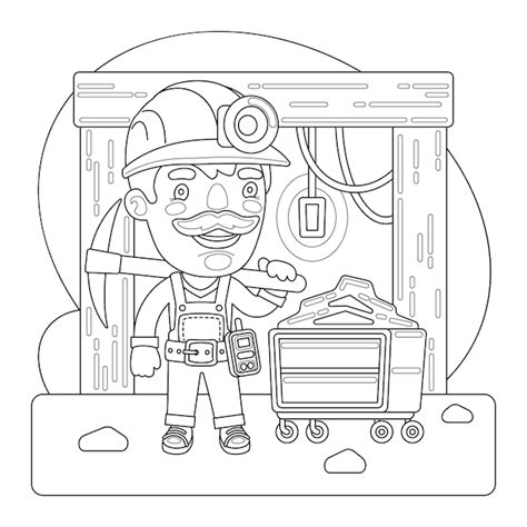 Mexican Mining Laws Coloring Page