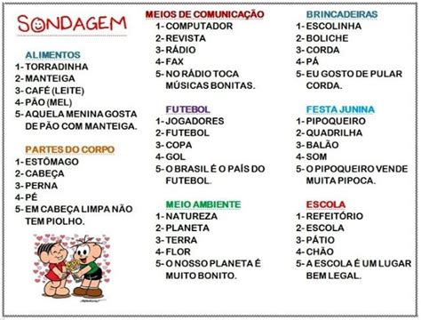 Professores online 24 horas: Sondagem de escrita - 8 sugestões de ...