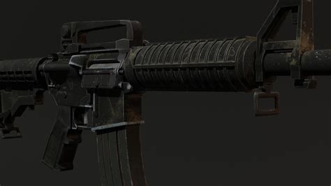 Assault Rifle M15 3D Model - TurboSquid 2104828