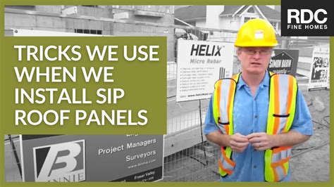 Tricks We Use When Installing SIP Roof Panels YouTube