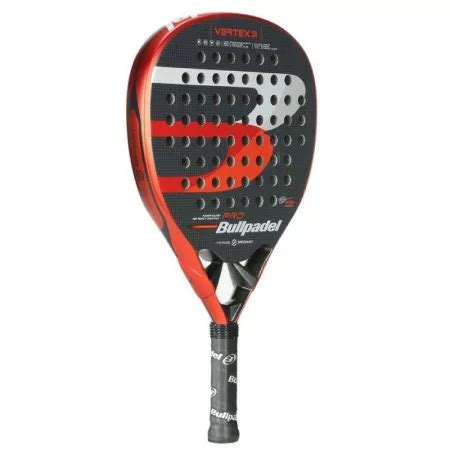 Raquete De Padel Bullpadel Vertex Junior Preta Vermelha