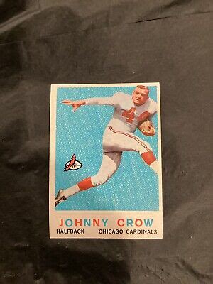 Topps Fb John David Crow Cardinals Rc Nm Ebay