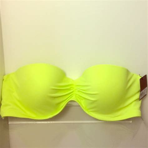 Victoria S Secret Swim Victorias Secret Lime Green Bandeau Bikini