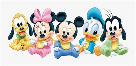 Disney Baby Png Baby Mickey Mouse And Friends Transparent PNG