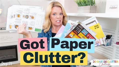 mastering paper declutter   minute guide  taming  paper