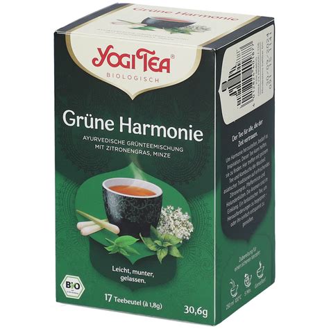 Yogi Tea Gr Ne Harmonie Gr Ner Bio Kr Utertee X G Shop Apotheke At