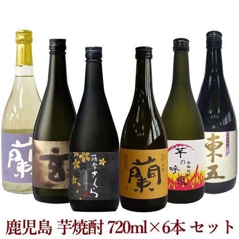 黄金酒蔵 （芋焼酎 6本セット）本格焼酎 芋焼酎 25度 飲み比べセット 720ml×6本 7030000005029 ナチュラル