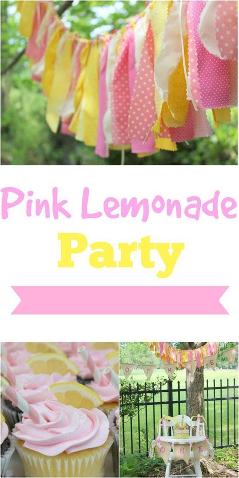 Pink Lemonade Birthday Party Pink Lemonade Party Lemonade Party