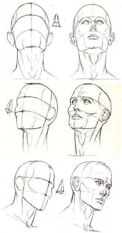 Como Desenhar Animes Drawing Heads Human Drawing Body Drawing