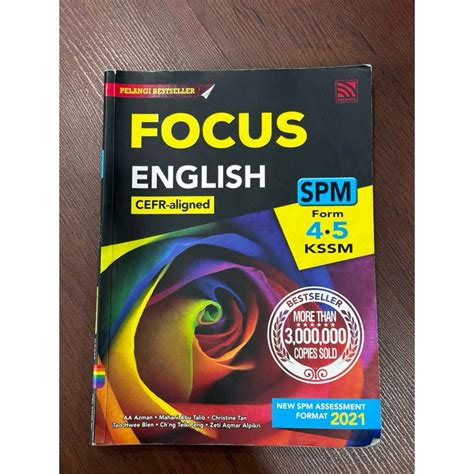 Used Book Pelangi Focus English Spm Form Kssm Cefr Aligned