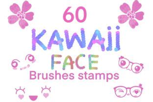 Kawaii Face Brushes Procreate Graphic By Infinity Art Works