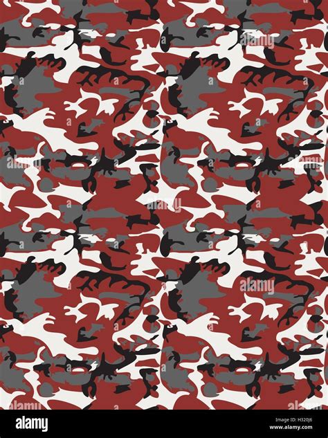 Camouflage Pattern Background Seamless Vector Illustration Classic