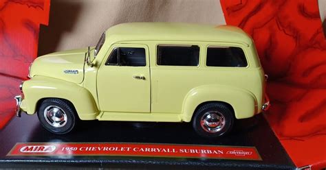 Mira 118 1950 Chevrolet Carryall Suburban Yellow Boxed Diecast Ebay