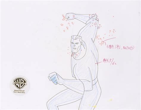 Superman The Animated Series Original Production Drawing Aquaman