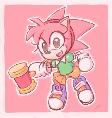 Classic Amy Rose By Balitix On Deviantart