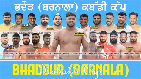 Semi Match Bhadaur Barnala Kabaddi Cup Jan Live