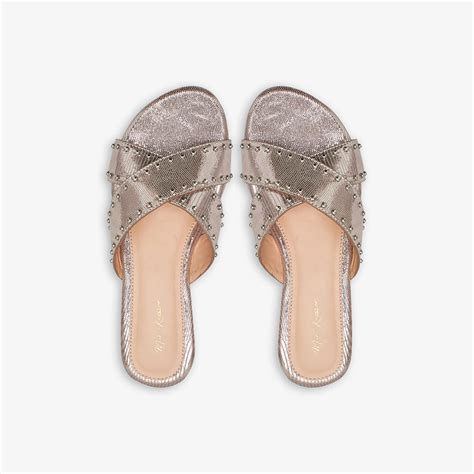 Buy Criss Cross Leather Chappal Shoeplanetpk