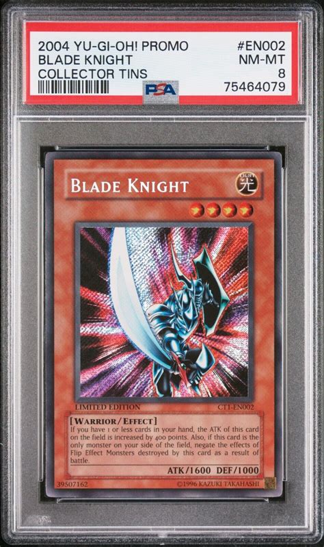 Yu Gi Oh Tcg Blade Knight 2004 Collectors Tins Ct1 En002 Limited Secret Rare For Sale Online