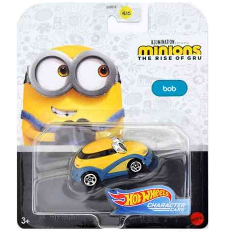 Hot Wheels Minyonok Bob karakter kisautó Mattel vásárlás a Játékshopban