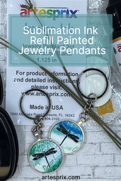 Sublimation Ink Refill Painted Jewelry Pendants Artofit