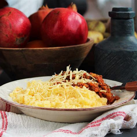 Vegan Polenta With Ragu Recipe