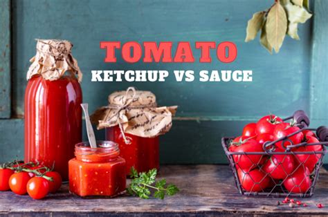 Tomato Sauce Vs Tomato Ketchup Whats The Difference