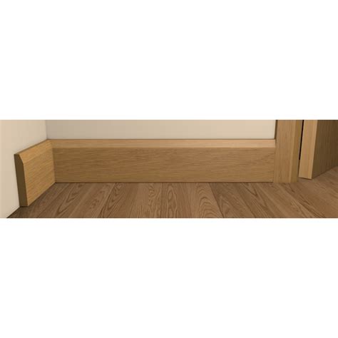 Chamfered Oak Skirting Board