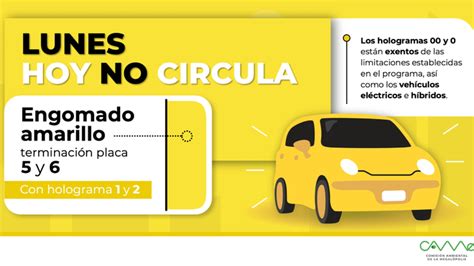 Hoy No Circula qué autos descansan en CDMX y Edomex este lunes 13 de