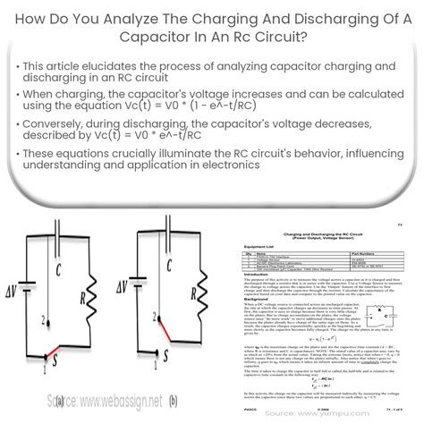 C Mo Se Analiza La Carga Y Descarga De Un Condensador En Un Circuito Rc