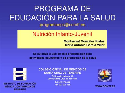 Ppt Programa De Educaci N Para La Salud P R O G R A M A E P S C O M