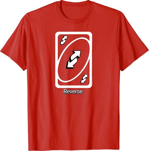 Uno Reverse Card T Shirt Clothing Shoes And Jewelry