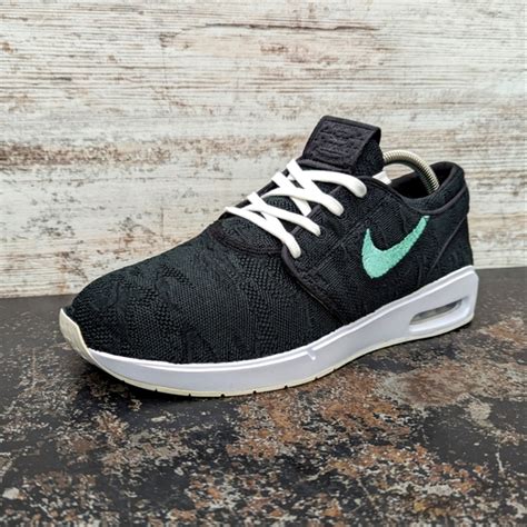 Nike Shoes Nike Sb Air Janoski Max 2 Skate Shoes Sz M Used Aq7477 002 Black Mesh Poshmark