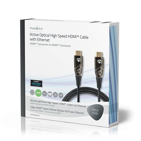 Active Optical High Speed Hdmi™ Cable With Ethernet Hdmi™ Connector