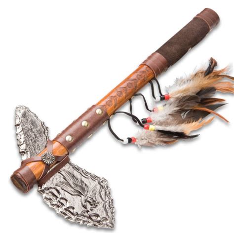 Eagle Tomahawk With Wooden Display Plaque Aluminum Alloy Tomahawk