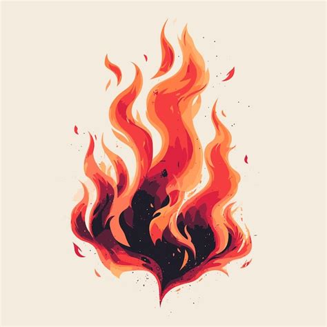 Premium Vector Flame Illustrations For Modern Designs And Tshirts