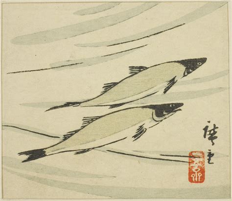 Aic Asian Art On Twitter Utagawa Hiroshige Trout Section Of