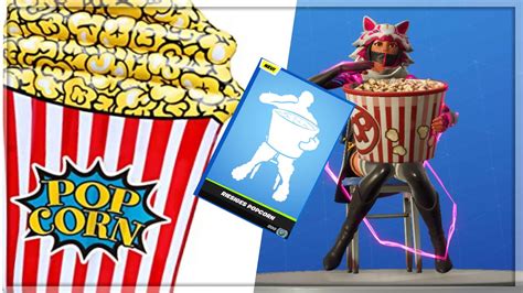 Riesiges Popcorn🍿 Neuer Fortnite Emote Fortnite Battle Royale 🍿