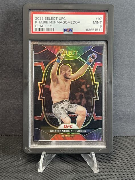 2023 Panini Select UFC 97 Concourse Khabib Nurmagomedov Black Prizm 1