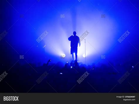 Silhouette Vocalist Image Photo Free Trial Bigstock