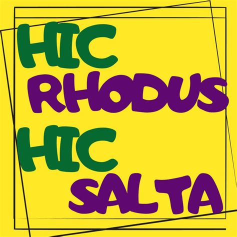 Hic Rhodus Hic Salta Podcast On Spotify