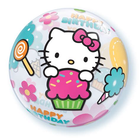 Hello Kitty Birthday Bubble Balloon