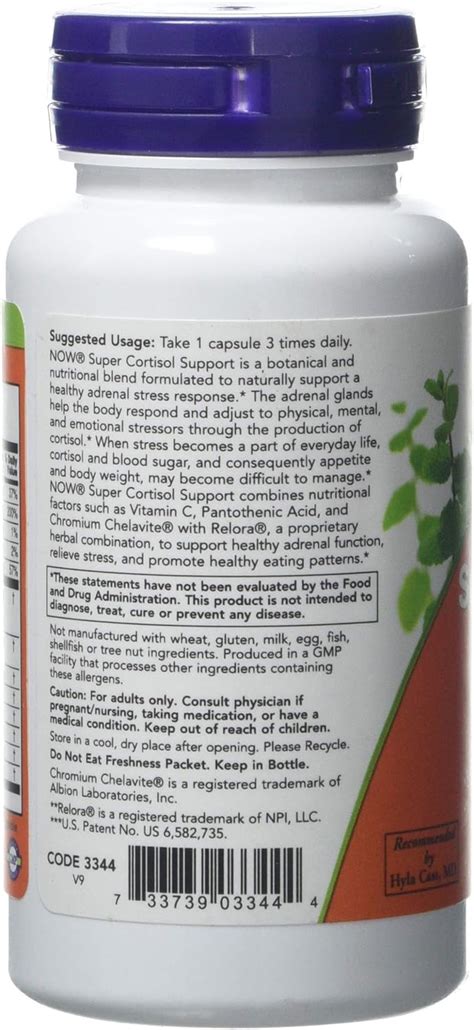Now Super Cortisol Support 90 Capsules – BigaMart