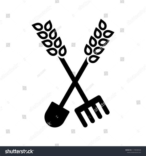 Farm Logo Farming Icon Agriculture Symbol Stock Vector Royalty Free