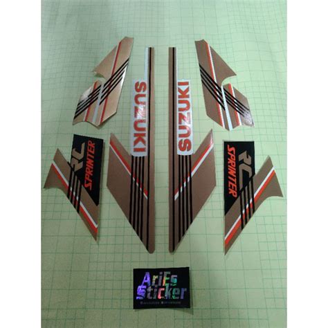 Striping Sticker Lis Suzuki Rc Sprinter Shopee Malaysia