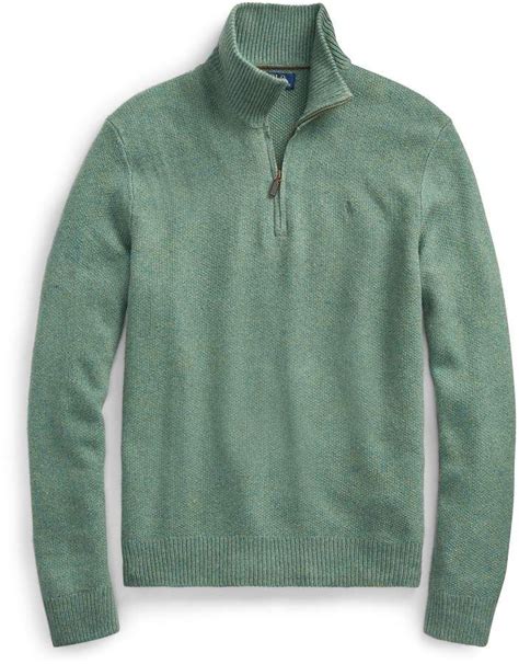 Ralph Lauren Tussah Silk Half Zip Sweater Half Zip Sweaters Half Zip Sweaters