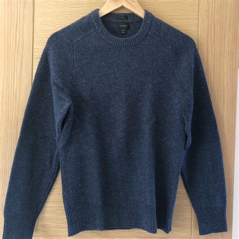 J.Crew Men's Navy Sweatshirt | Depop