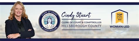 Message From Cindy Stuart Hillsborough County Clerk